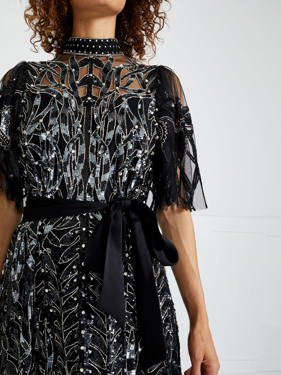 Temperley London Suzani Gown Black 23SSZN54474