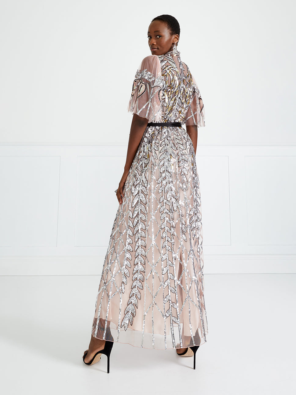 Temperley London Suzani Gown Rosewater 23SSZN54474