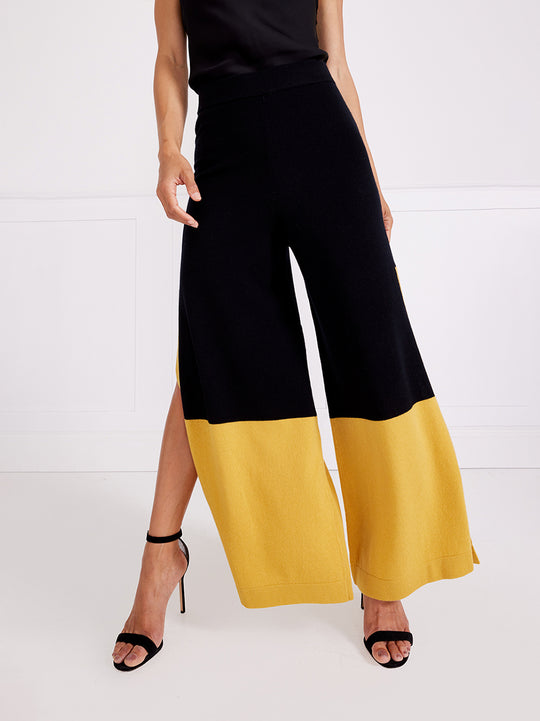 Temperley London Explorer Knit Trousers Black Mix