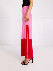 Temperley London Explorer Knit Trousers Hot Pink Mix 23SEPL52634