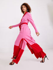 Temperley London Explorer Knit Cardigan Hot Pink Mix 23SEPL52633