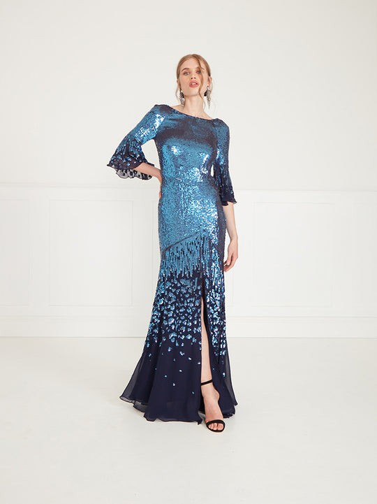 Temperley London Celestial Dress Midnight