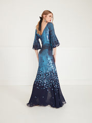 Temperley London Celestial Dress Midnight 00COHEV52341