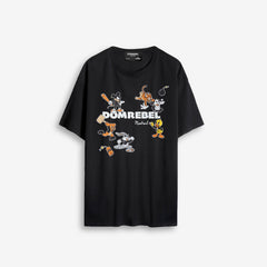 Buy Domrebel Toonz Custom Box Black Tee Online