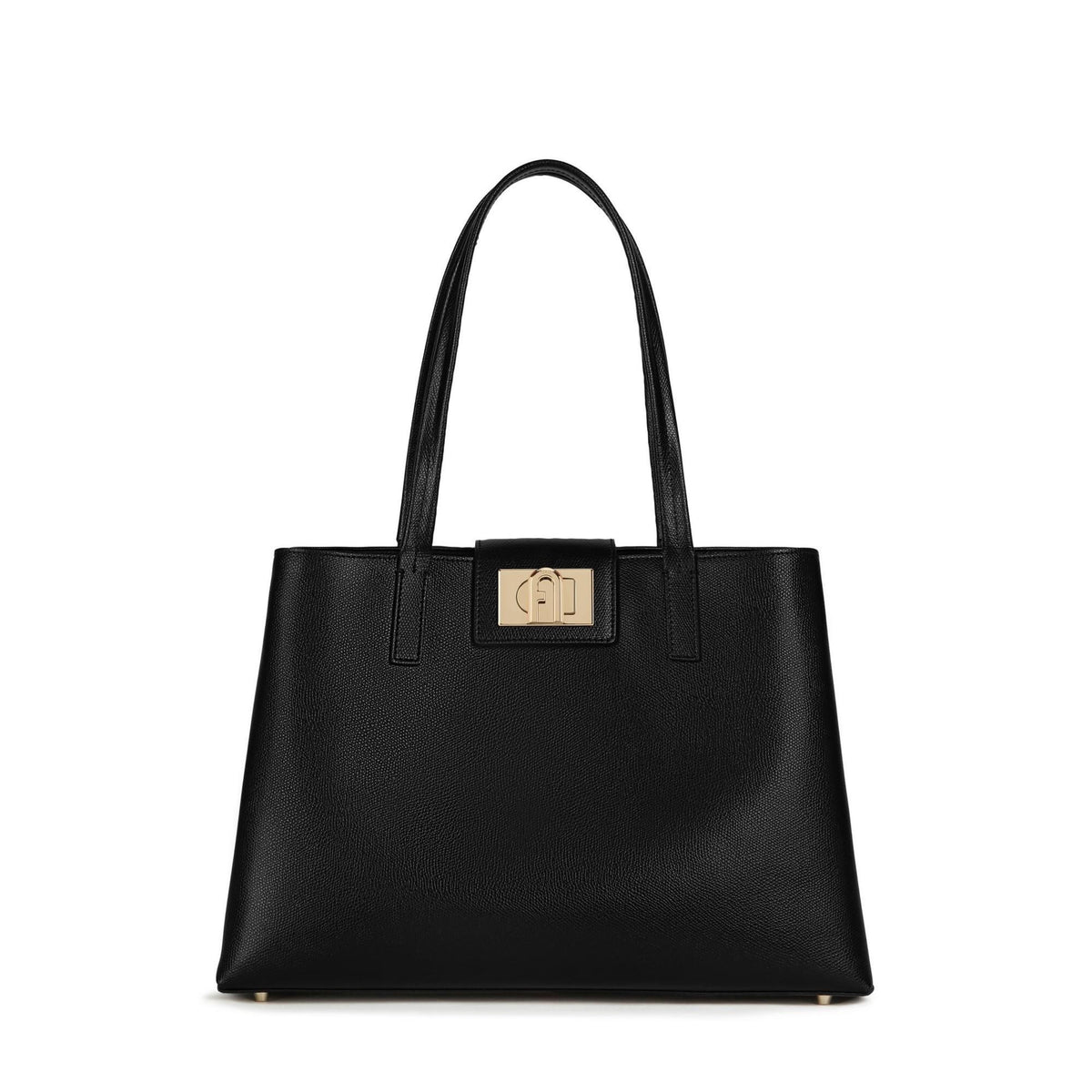 Furla 1927 L Black Tote - InstaRunway.com