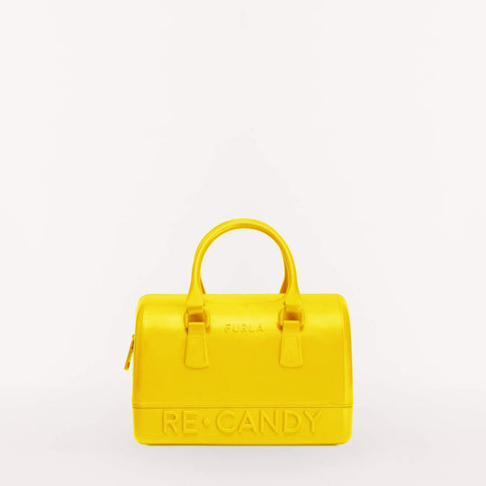 Furla Candy Cyber Yellow S Boston Bag Cyber Yellow S