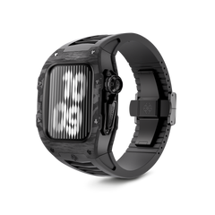 Golden Concept Apple Watch Case Series 7 Series 8 Black On Black 45mm