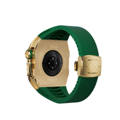 Golden Concept Apple Watch Case Series 7 Gold/Green 41mm