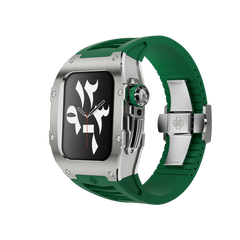 Golden Concept Apple Watch Case Series 7 Series 8 Green/Silver 45mm