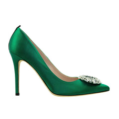 Shop SJP by Sarah Jessica Parker Emerald Green color Pumps for Women ...