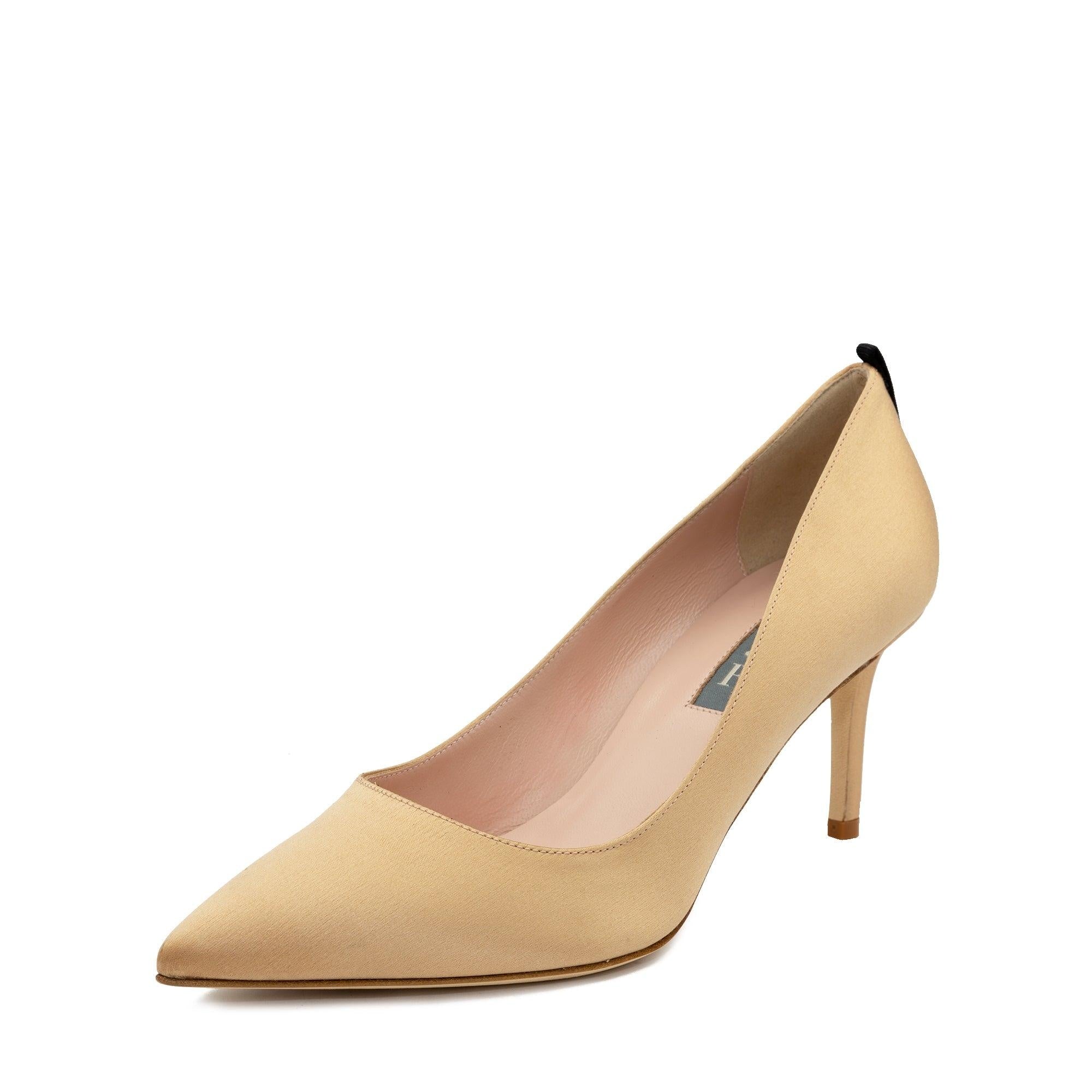 Buy SJP by Sarah Jessica Parker Fawn Nude Satin Pumps 70mm Online