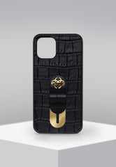 Buy Golden Concept Iphone 12 | 12 Pro Black + Gold Strap Edition Case Online