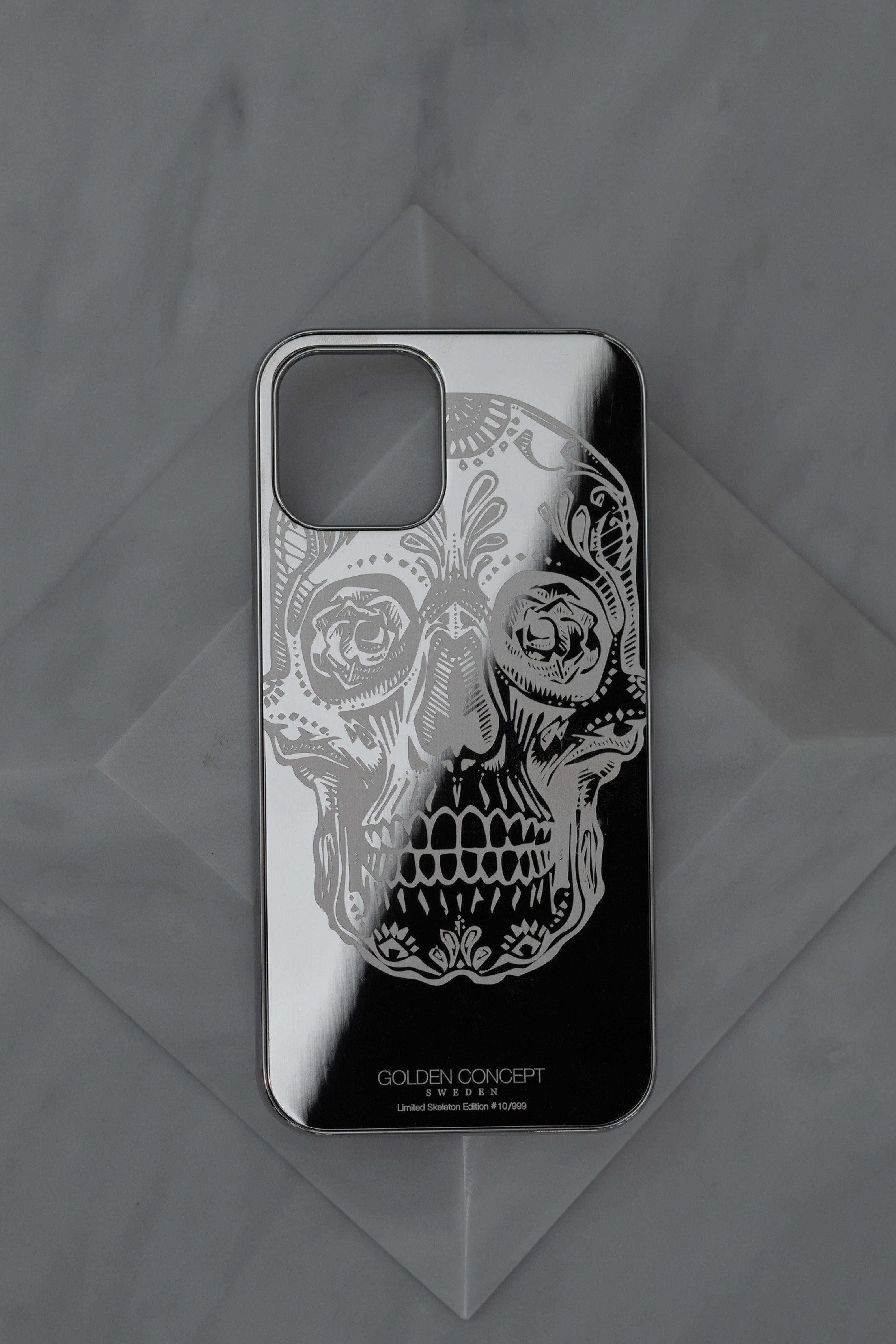 Buy Golden Concept Iphone 12 Pro Max Limited Edition Silver Skeleton Case Online