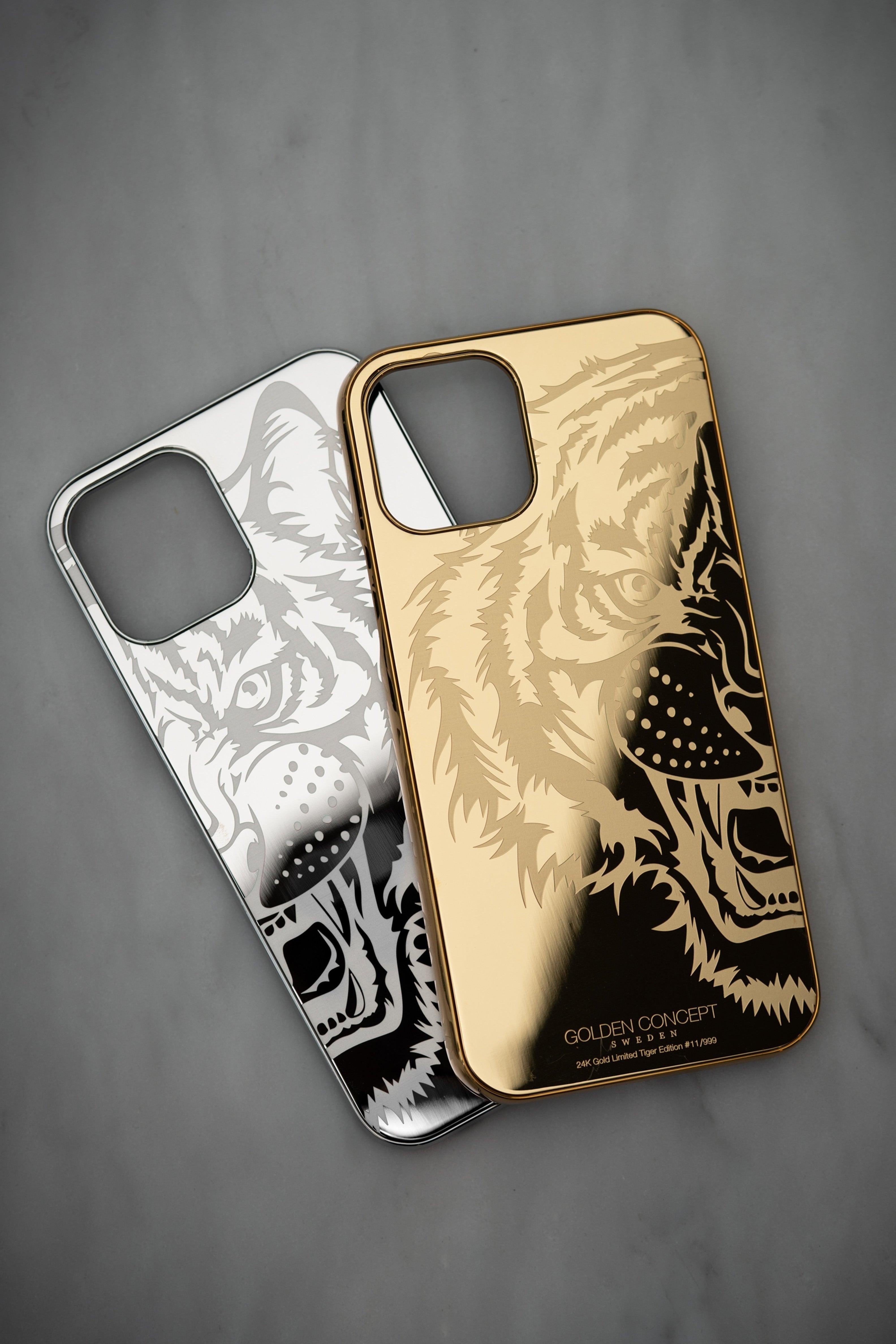 Buy Golden Concept Iphone 12 | 12 Pro Limited Edition Gold Tiger Case Online