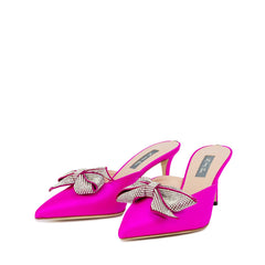 Buy SJP by Sarah Jessica Parker Paley Pink Satin Mules 70mm Online