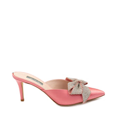 Buy SJP by Sarah Jessica Parker Paley Rose Satin Mules 70mm Online