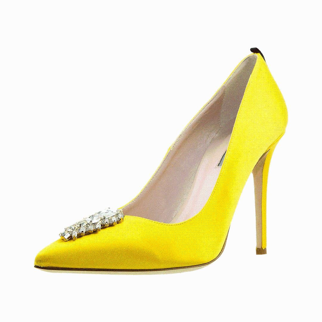 Shop SJP by Sarah Jessica Parker Yellow color Pumps for Women Online InstaRunway